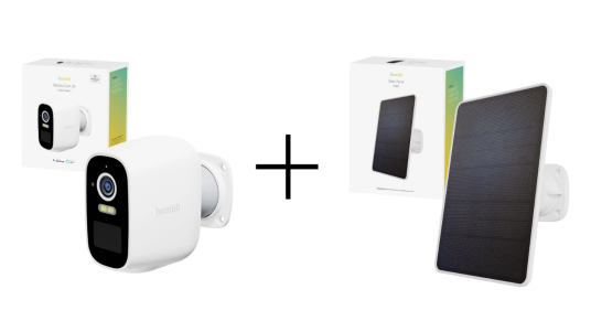 Hombli 2K Smart Batterikamera med Nattesyn og WiFi - Hvit Hombli 2K Smart Batterikamera med Nattesyn og WiFi - Hvit