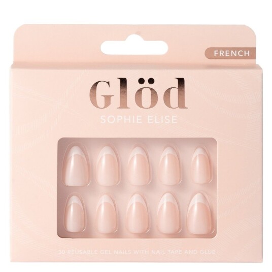 Glöd Sophie Elise Gel Nails French Glöd Sophie Elise Gel Nails French