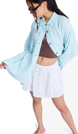 Roxy Morning Shine Stripe   Blue   S