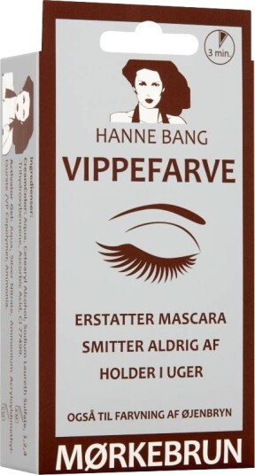 Hanne Bang Vippefarve Mørkebrun Hanne Bang Vippefarve Mørkebrun