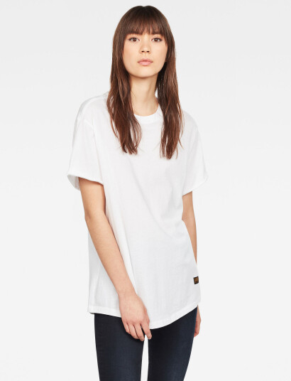 G-Star Lash Fem Loose R T S\S Wmn - White - XL