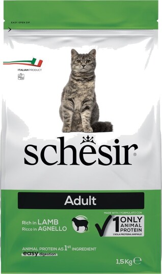 Schesir Tørrfôr Cat Original Med Sparepakke Lam 2 X 1.5 kg