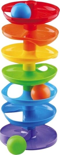 Playgo Regnbuefarget Ballbane Med 3 Kuler Playgo Regnbuefarget Ballbane Med 3 Kuler