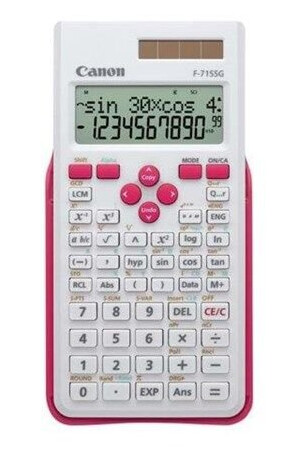 Canon F-715SG Scientific Calculator - White & Magenta