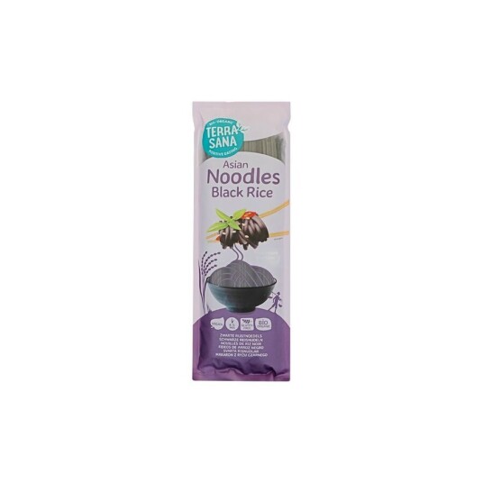 TerraSana Asian noodle black rice 250 g