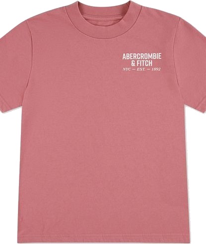 Abercrombie & Fitch T skjorte   dusty rose   110/116