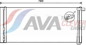 AVA COOLING SYSTEMS PR5083D Kondensator, klimaanlegg