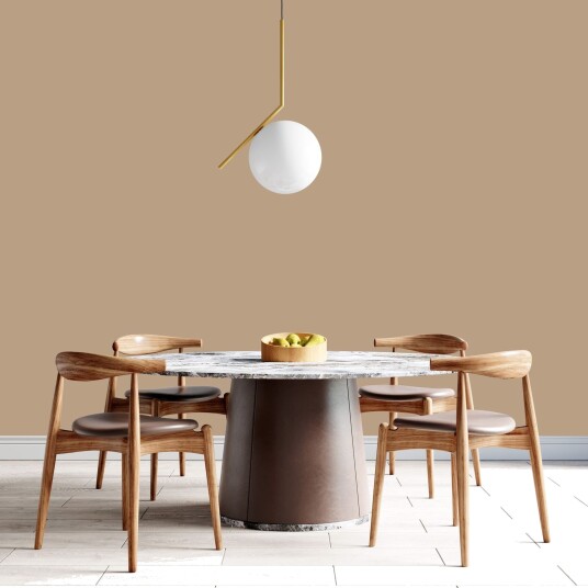 Tapet Varm Beige Minimalistisk