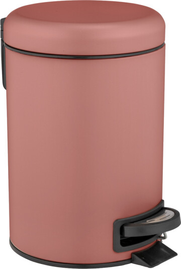 WENKO LEMAN PEDALBØTTE 3 LTR. OLD ROSE
