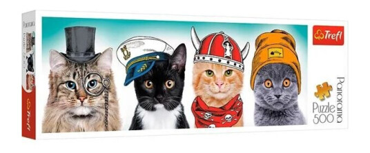 Trefl Puzzle Panorama Fluffy team 500 pieces Gulv