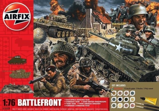 Airfix 1/76 D-Day Battlefront Gavesett for Modellbygging