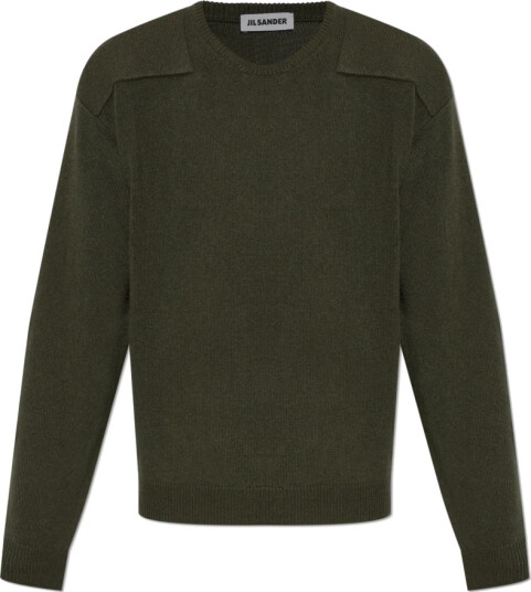 Jil Sander Herre Strikkevarer Grønn M,