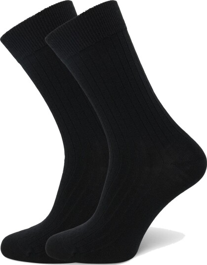 Panos Emporio 2Pk Tess Premium Mercerized Wool Ri Black ONE SIZE (36 40)