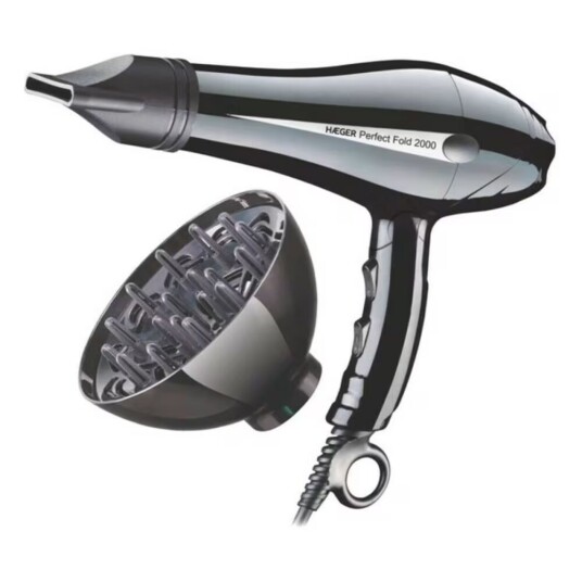 Haeger Hårføner 2000W 2000 W Svart