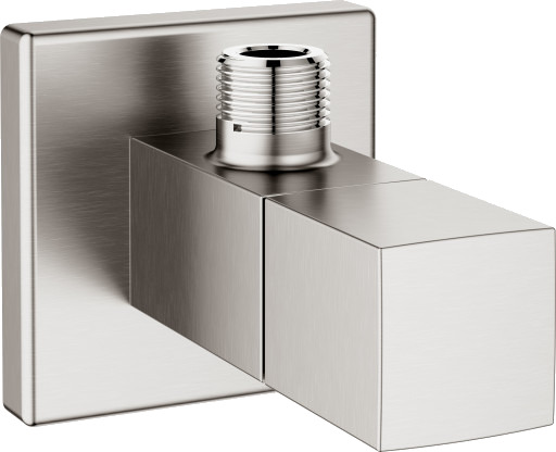 Grohe Universal Cube avstengningsventil 1/2x3/8 vinkel np/rosett messing
