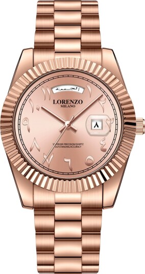Lorenzo Day Date Arabic Rose Gold Lorenzo Day Date Arabic Rose Gold