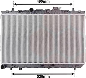 VAN WEZEL 82002185 Radiator motorkjøling