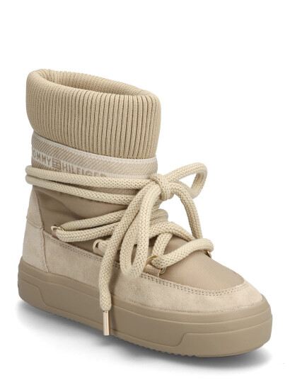 Tommy Hilfiger Tommytech Logotape Snowboot Warm - Beige - 36