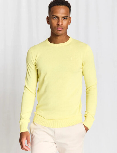 Bruun & Stengade Bs Jupiter Regular Fit Knitwear Yellow M Bruun & Stengade Bs Jupiter Regular Fit Knitwear Yellow M