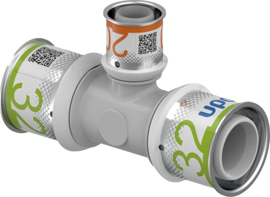 Uponor S-press Ppsu Kompositt T-rør 32-20-32mm