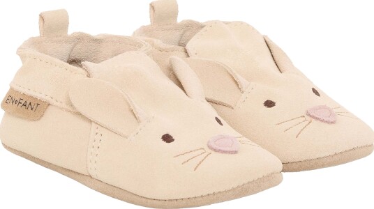 En Fant Slippers Suede Animal Beige 19