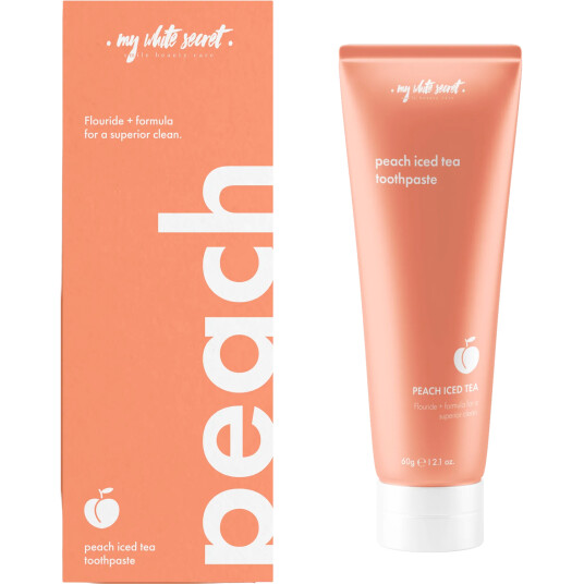 Xylitol Tannkrem MY WHITE SECRET Peach 60g