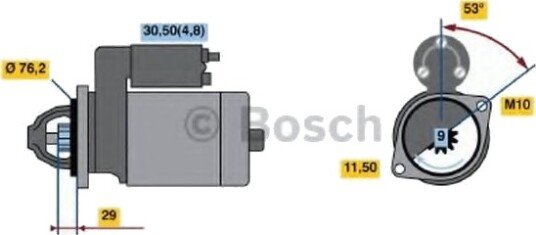 BOSCH 0 986 021 500 Starter BOSCH 0 986 021 500 Starter