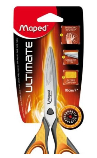 Maped Ultimate Svart Metallisk Oransje