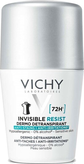 VICHY Invisible Resist 72H Anti Stain Roll On 50 ml 50 ml VICHY Invisible Resist 72H Anti Stain Roll On 50 ml 50 ml