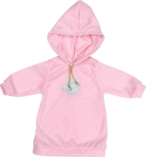 Skrållan Dukkeklær Hoodie-kjole 45 cm Skrållan Dukkeklær Hoodie-kjole 45 cm