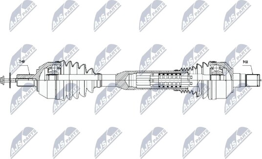 Nty Drivaksel NTY NPW VV 054 Nty Drivaksel NTY NPW VV 054