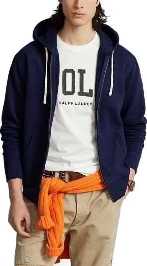 The R.L. Fleece Hoodie Cruise Navy The R.L. Fleece Hoodie Cruise Navy