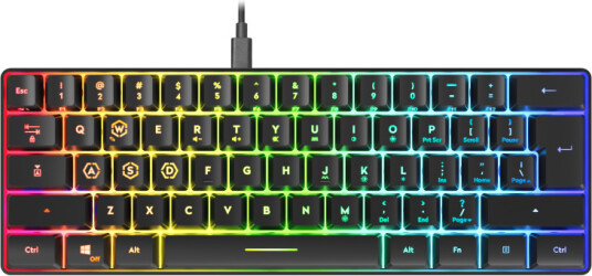 Speed Link LETOS RGB 60% Black US Layout Speed Link LETOS RGB 60% Black US Layout