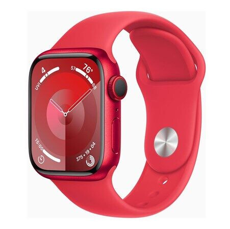 Apple Watch Series 9 GPS + Cellular 41mm (PRODUCT)RED Aluminium Case with (PRODUCT)RED Sport Band - M/L Apple Watch Series 9 GPS + Cellular 41mm (PRODUCT)RED Aluminium Case with (PRODUCT)RED Sport Band - M/L
