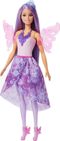 Barbie | Doll Fantasy Fashion Pack With Accessories Including Mermaid Tail, Fairy Wings, & Necklaces | ONE SIZE