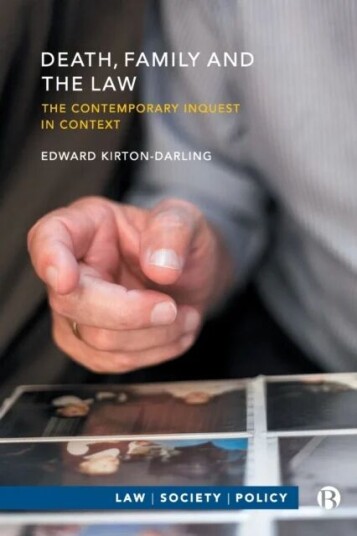 Death, Family And The Law Av Edward (University Of Kent) Kirton-Darling