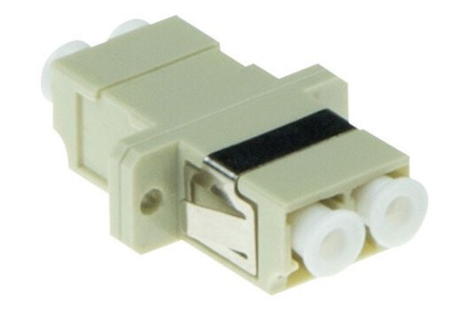 Act Fiber Optic Lc Duplex Adapter Multimode Om1/Om2 Flange. Connectors: Lc/Lc Lc Duplex Adapter Mm Om2 Panel (Ea1005)