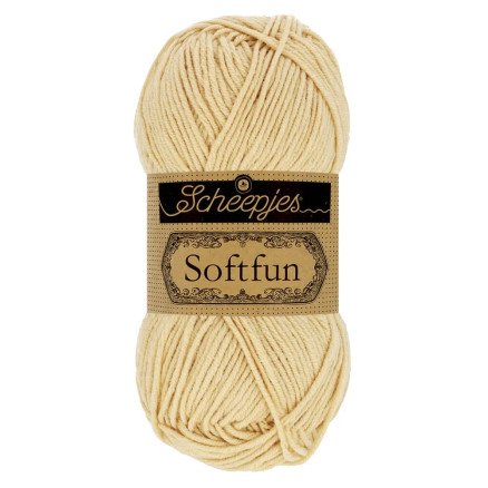 Scheepjes Softfun Garn Unicolor 2632 Tortilla Scheepjes Softfun Garn Unicolor 2632 Tortilla