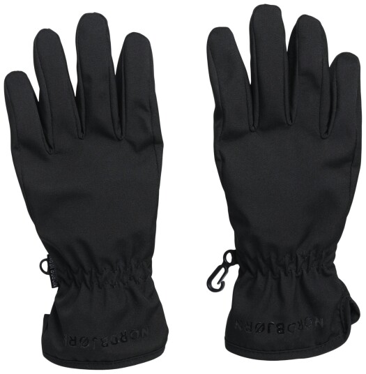 Nordbjørn Talvik Softshell Hansker Black 10-12 År Nordbjørn Talvik Softshell Hansker Black 10-12 År