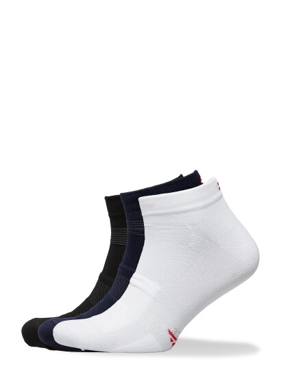 Danish Endurance Low Cut Cycling Socks 3 Pack White 43 47