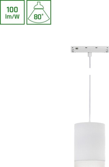 7W SHIFT BASIC SPOT RING skinnespot 48V   Nøytral hvit 48V DC Ø5,5 x 10 cm   Dimbar : Ikke dimbar Kulør : Nøytral