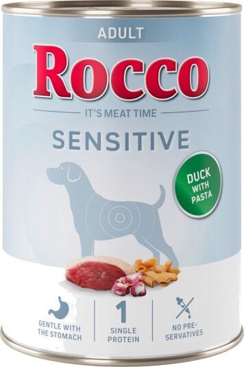 Rocco Våtfôr Sensitive Ny Oppskrift And Med Nudler 24 X 400 G 24 X 400 G