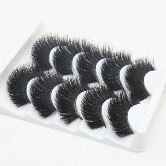 5 par falske øyevipper 6D faux mink G209 5 par falske øyevipper 6D faux mink G209