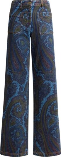 Etro Dame Jeans Blå W28,