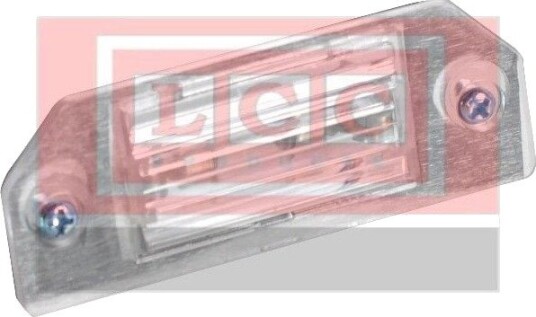 Nummerskiltlys LCC LA0204 Nummerskiltlys LCC LA0204