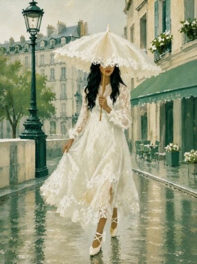 Plakat Dame i Paris