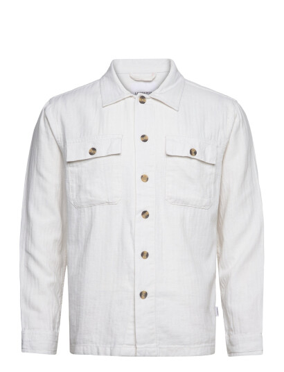 Lindbergh Cotton Linen Blazer - White - XL Lindbergh Cotton Linen Blazer - White - XL