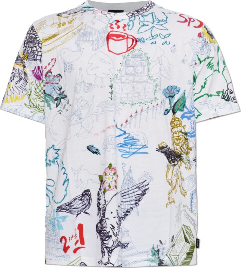 PS By Paul Smith Herre Topper Flerfarget XL,