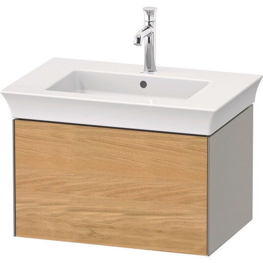 Duravit White Tulip Servantskap 1 skuff 68,4x45,8x41 cm Eik/Stengrå Matt