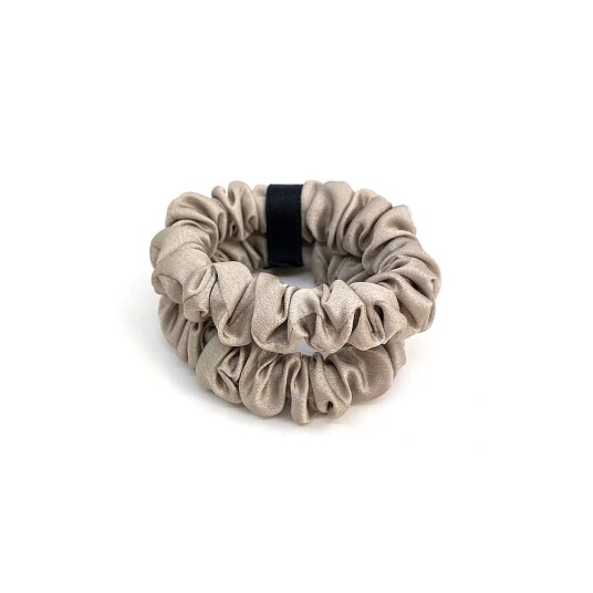 Pipol's Bazaar Delize De Luxe Scrunchie 2 pack Beige
